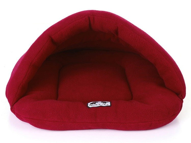 Cozy Slipper-Style Winter Pet Bed