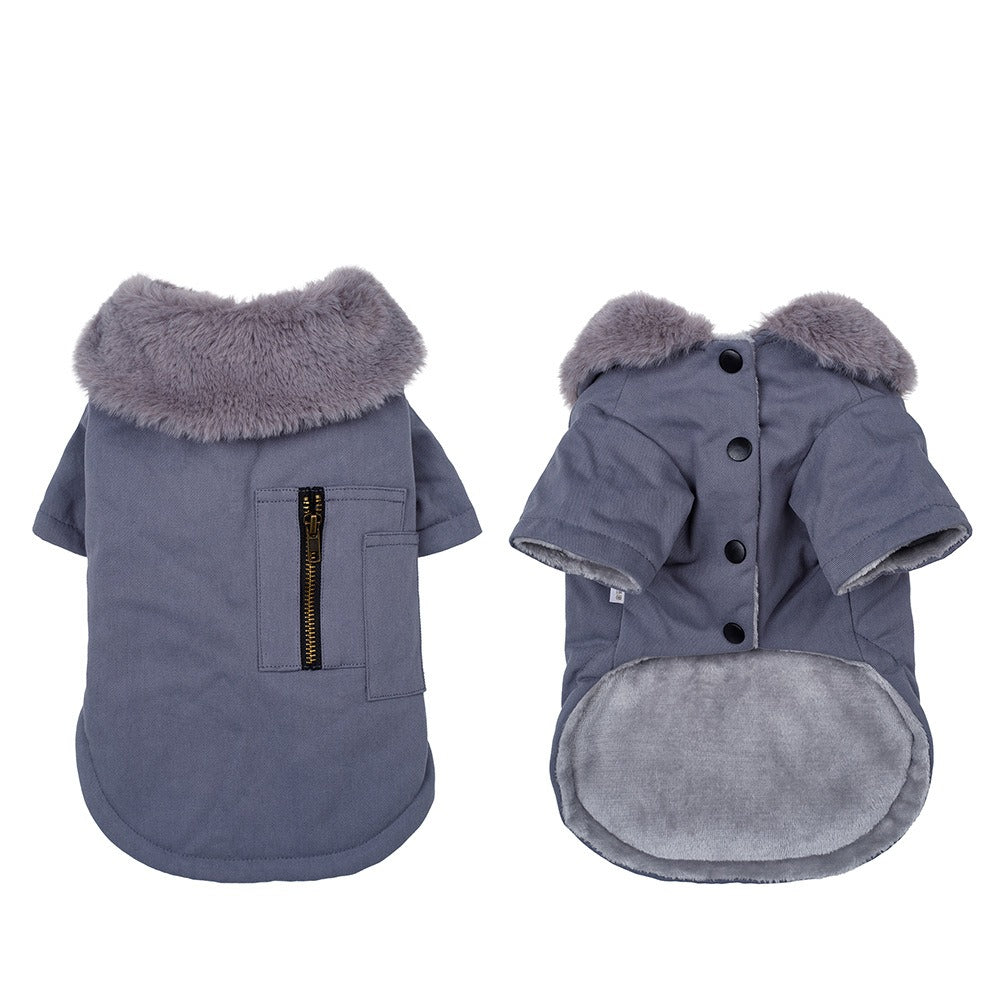 Thick Teddy Bear Dog Vests - Warm Small Breed Apparel for Winter