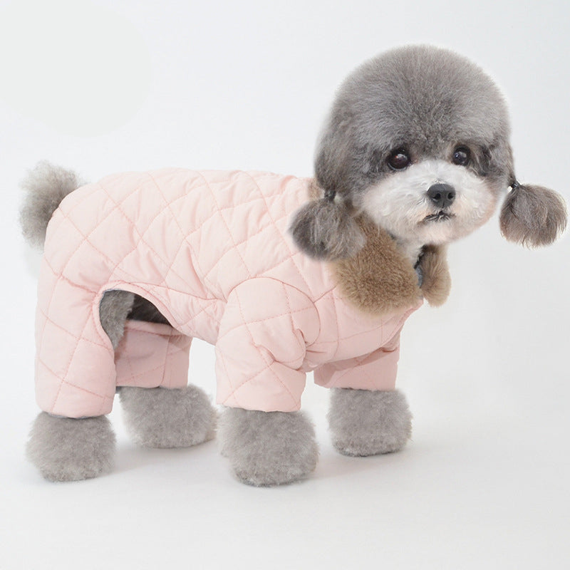 Girls Cozy New Winter Dog Cotton Coat