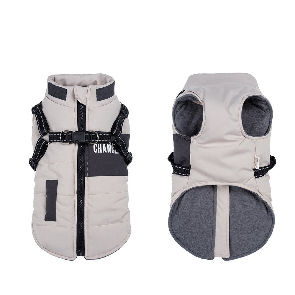 Thick Teddy Bear Dog Vests - Warm Small Breed Apparel for Winter