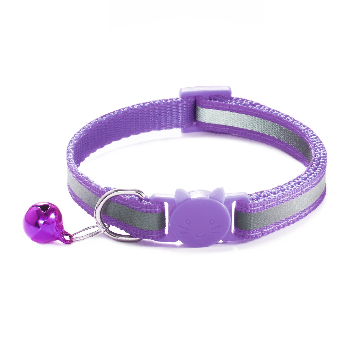 Safety Cat Collar With Bell - Reflective & Colorful