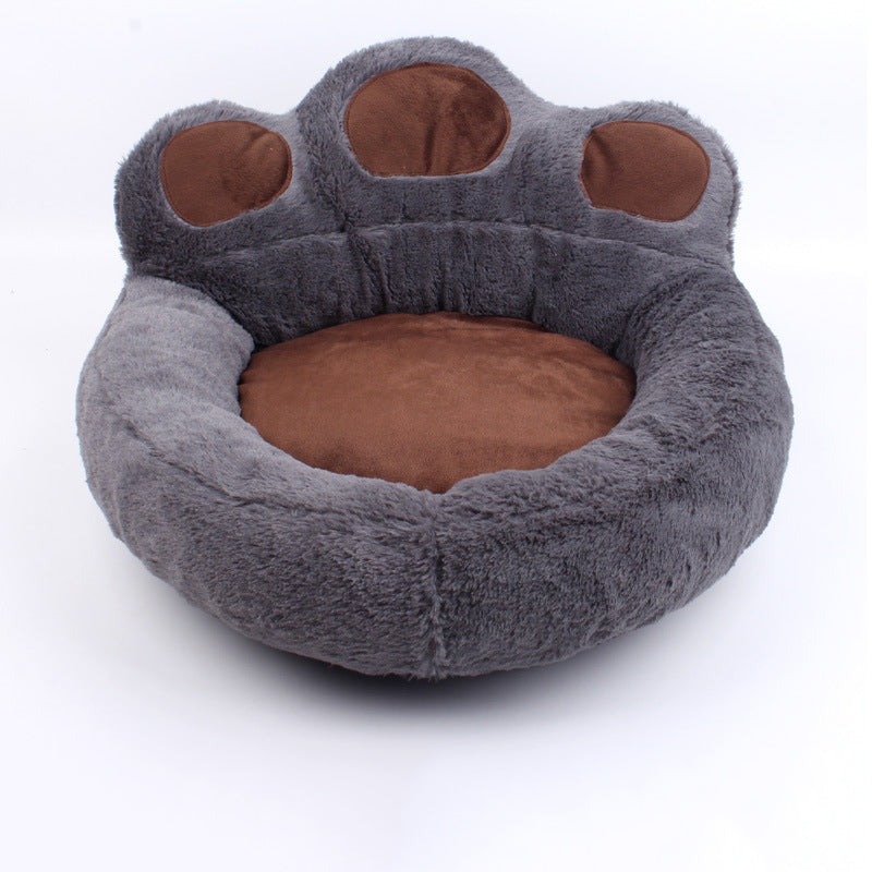 Cozy Bear Paw Dog Bed