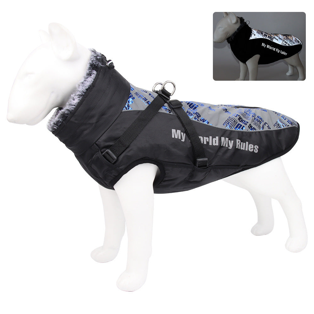 Warm Reflective Large Dog Jackets