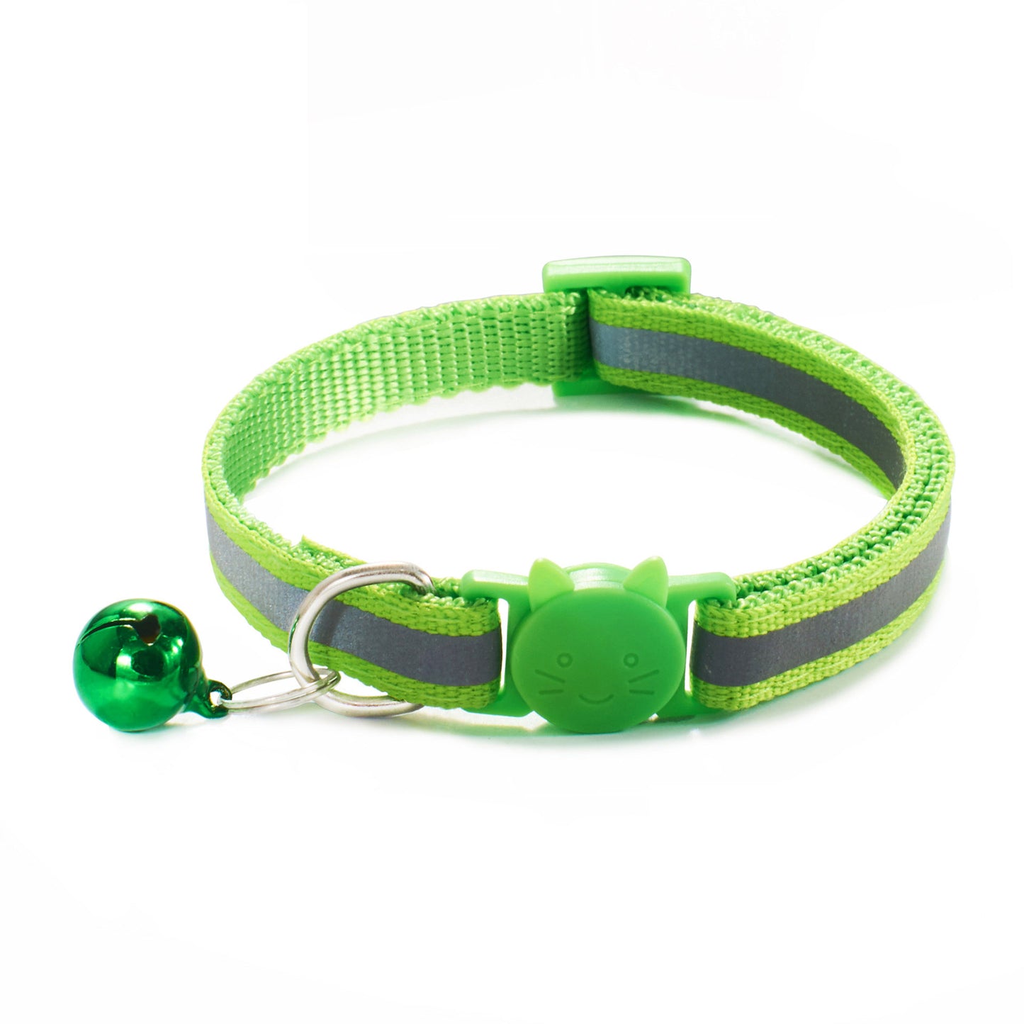 Safety Cat Collar With Bell - Reflective & Colorful