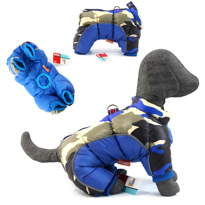 Thick Warm Teddy Dog Winter Jackets - Cozy Down Coats for Cold Weather