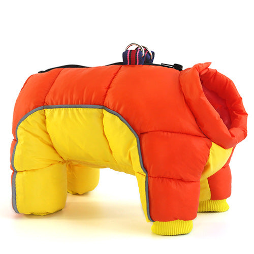 Thick Warm Teddy Dog Winter Jackets - Cozy Down Coats for Cold Weather