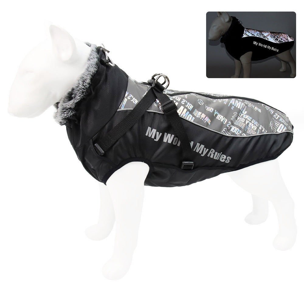 Warm Reflective Large Dog Jackets