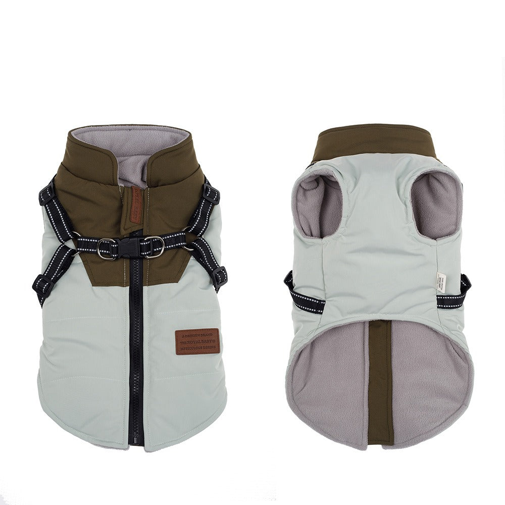 Thick Teddy Bear Dog Vests - Warm Small Breed Apparel for Winter