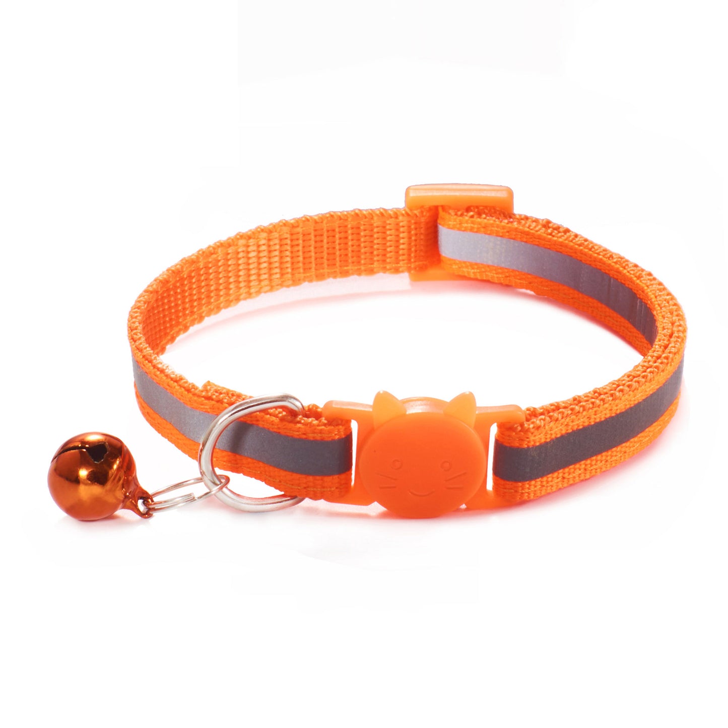 Safety Cat Collar With Bell - Reflective & Colorful