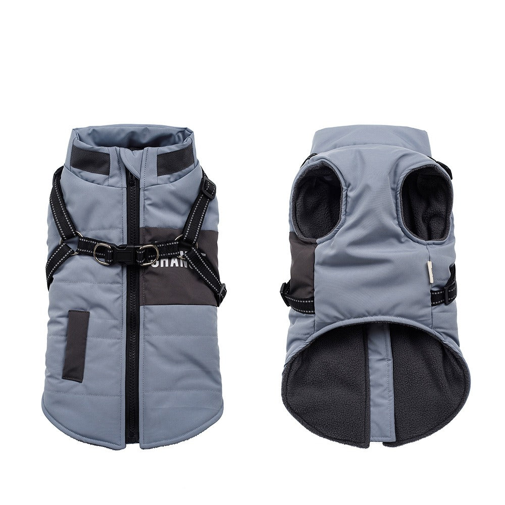 Thick Teddy Bear Dog Vests - Warm Small Breed Apparel for Winter