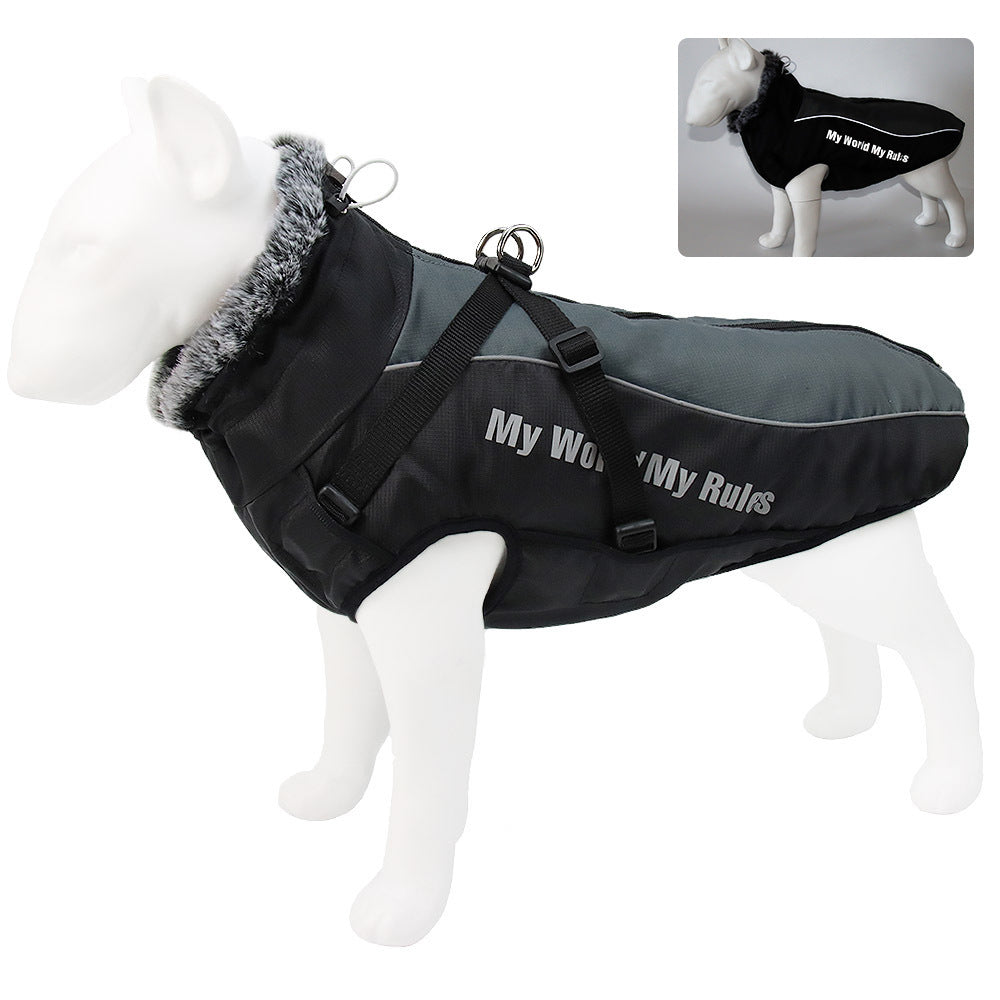 Warm Reflective Large Dog Jackets