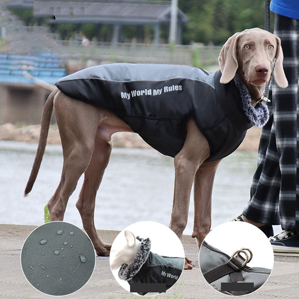 Warm Reflective Large Dog Jackets