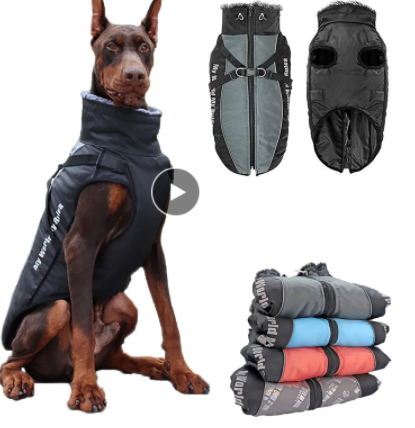 Warm Reflective Large Dog Jackets