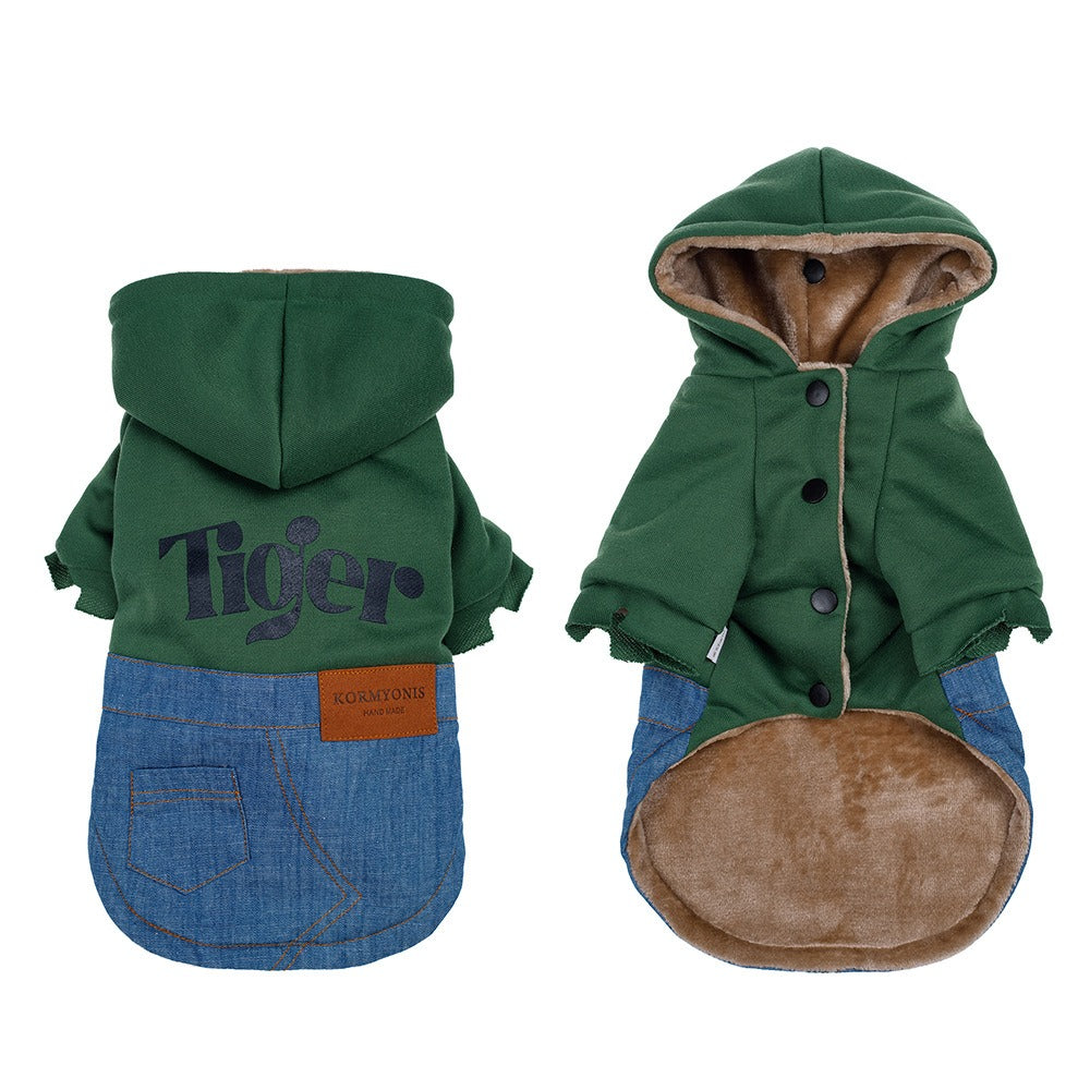 Thick Teddy Bear Dog Vests - Warm Small Breed Apparel for Winter