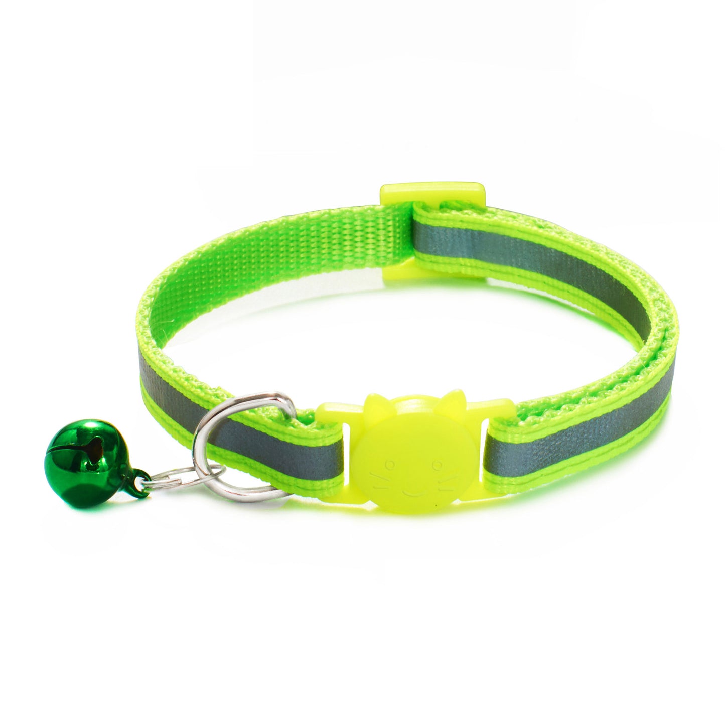 Safety Cat Collar With Bell - Reflective & Colorful