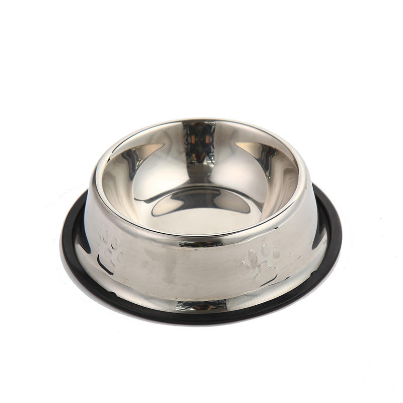 Non-Slip Stainless Steel Pet Bowls - 6 Durable Size Options