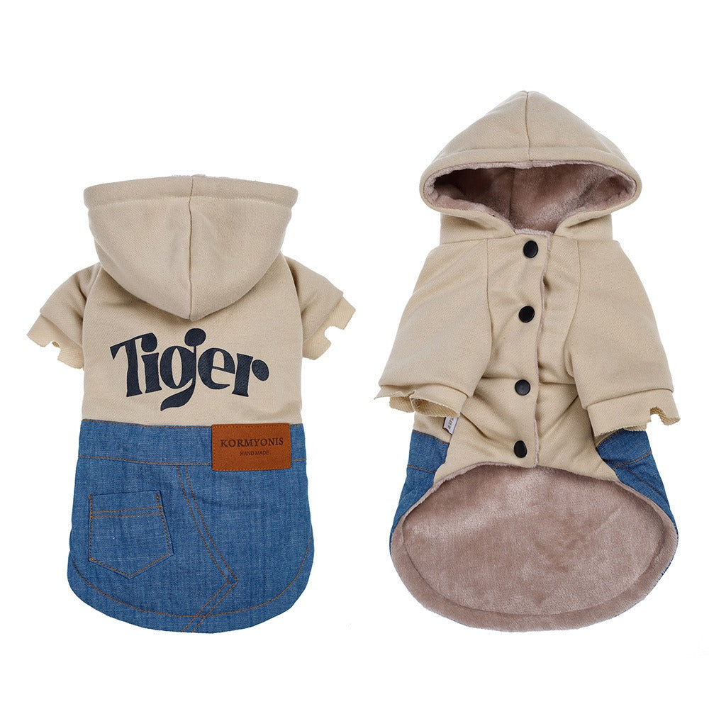 Thick Teddy Bear Dog Vests - Warm Small Breed Apparel for Winter