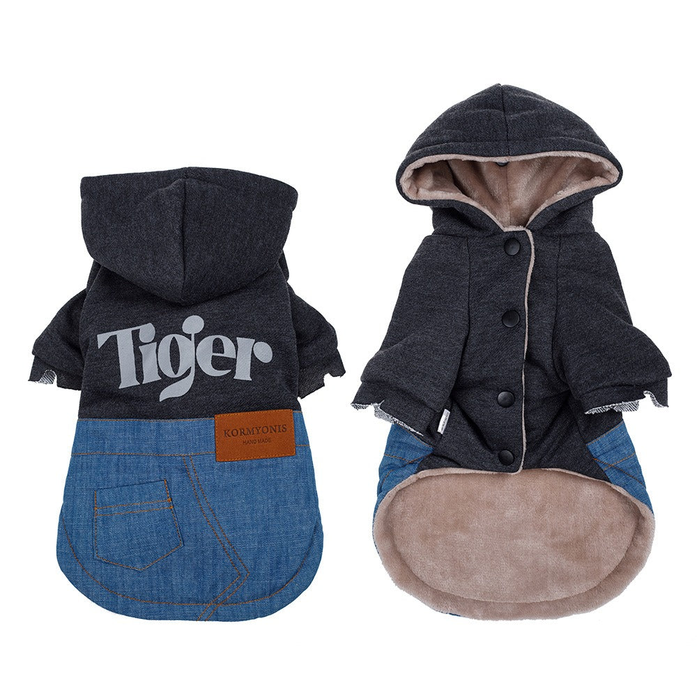 Thick Teddy Bear Dog Vests - Warm Small Breed Apparel for Winter