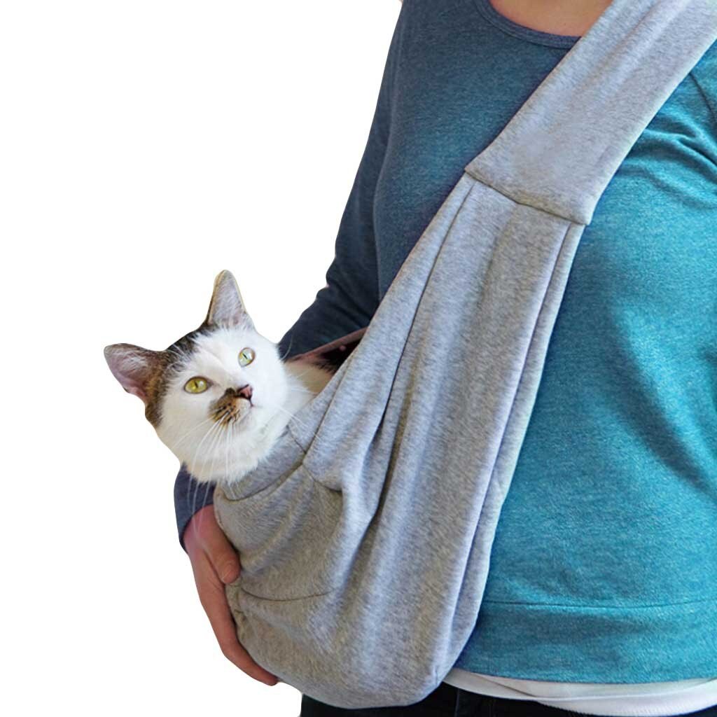 Reversible Hands-Free Pet Tote Bag - Double-Sided Carry Pouch