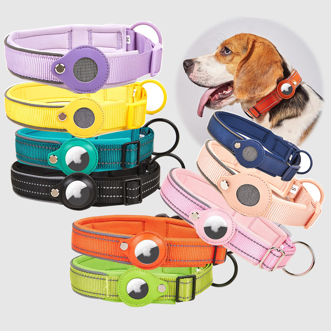 Airtag Dog Tracking Collar - Anti-Loss Pet Locator