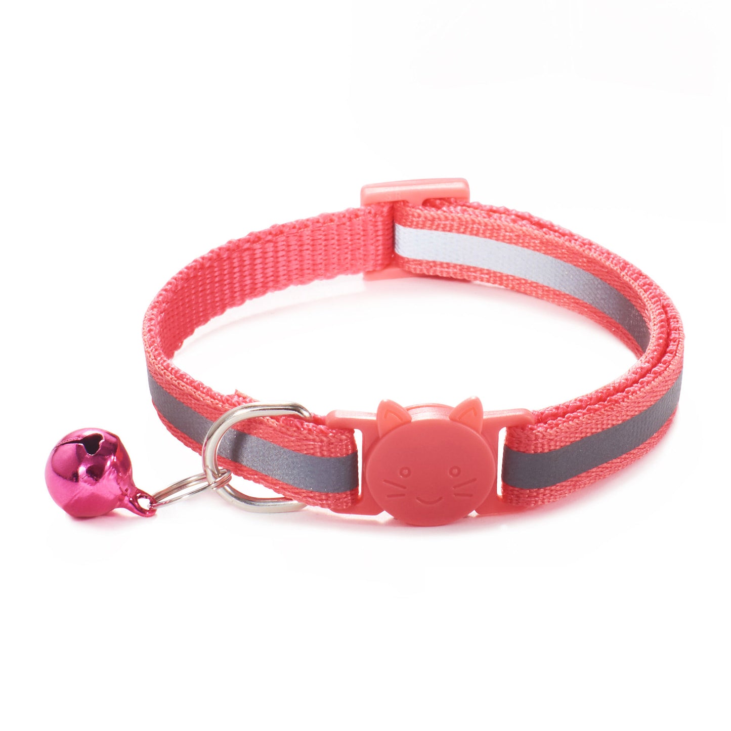 Safety Cat Collar With Bell - Reflective & Colorful