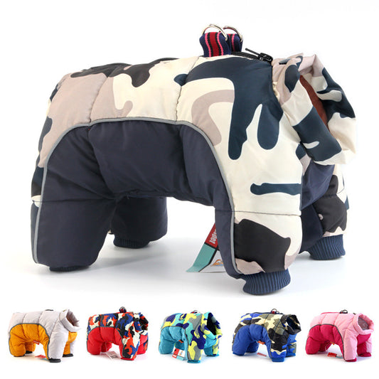 Thick Warm Teddy Dog Winter Jackets - Cozy Down Coats for Cold Weather