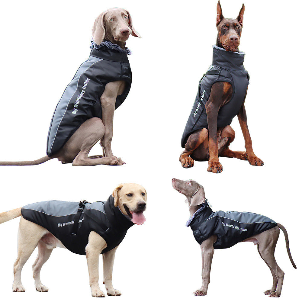 Warm Reflective Large Dog Jackets