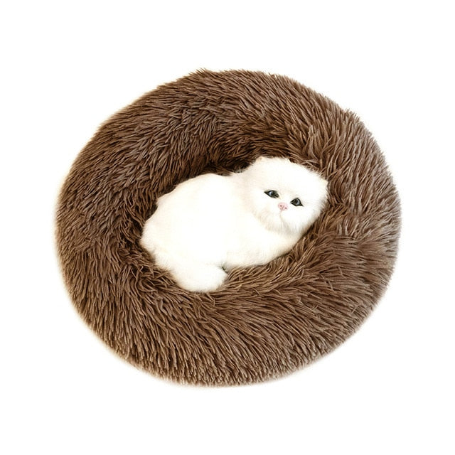 Coral Fleece Extra Soft Cat Bed